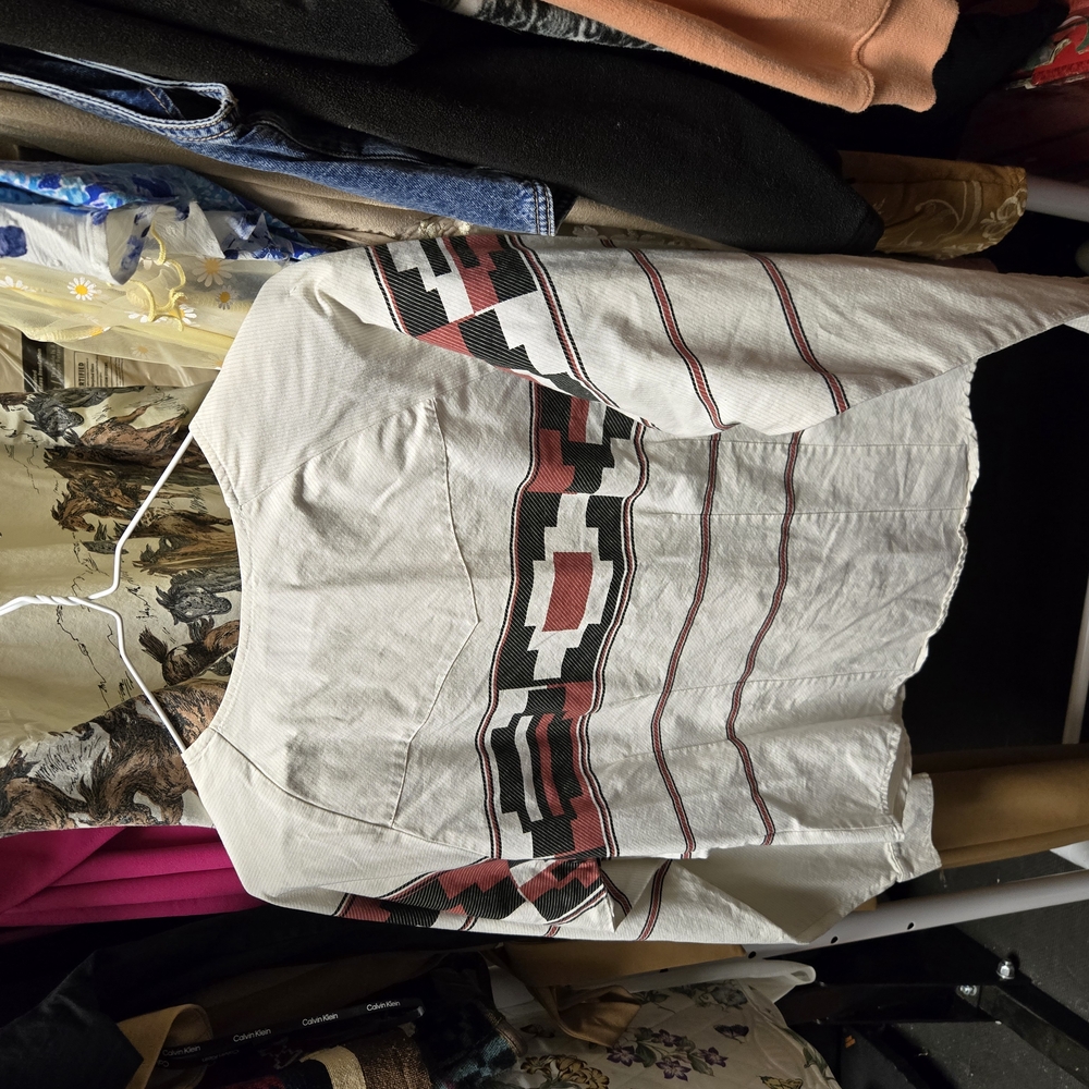 Vintage Roper Off-White Shirt - Picture 5 of 5